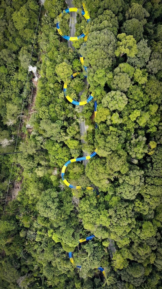 A malajziai Penang szigetén találhatjuk az az Escape szórakoztató parkot, melynek egy látványossága méltán került be a Guinness rekordok könyvébe