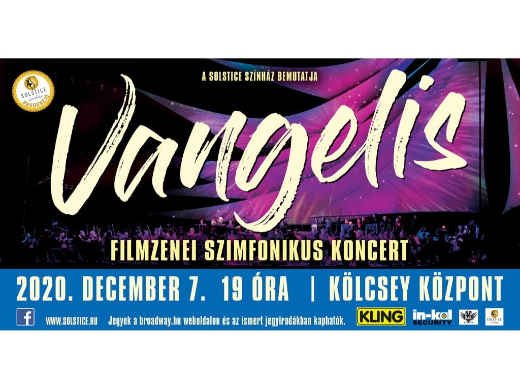 Vangelis - Filmzene-koncert - 2021. június 14 Debrecen, Kölcsey Központ 19 óra.