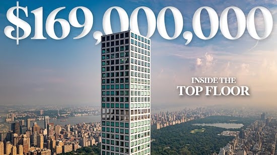 Fél a magasságtól? Ha véletlenül van 169 millió dollárja, akkor most megvásárolhatja Amerika legdrágább ingatlanát